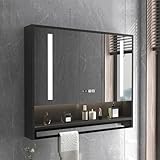 Stilvoller 80 cm Bauernhaus-Badezimmer-Spiegelschrank, schicker Schminktisch und Medizinschrank für...