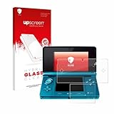 upscreen Schutzglas für Nintendo 3DS Schutzfolie, Glas-Folie [Klar, 9H Panzerschutz,...