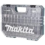 Makita D-74778 Fräser-Set 22-teilig in Kunststoffkoffer, Hartmetall, 8 mm Schaft für Oberfräser,...