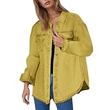 Übergangsjacke Damen Jeans Jacken Für Damen Kurzmantel Frühling Übergangsjacken Blouson Sommer...