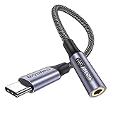 MOSWAG USB Typ C auf 3.5mm Kopfhörer Jack Adapter, Audio Adapter USB C auf Aux Dongle Kabel Kabel...