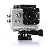 Nanologic Action Cam Wasserdicht, Action Kamera 1080P Full HD 12MP 30FPS Actionkamera 1,5 Zoll...