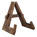 Kochbuchhalter aus Holz – Rustikaler, verstellbarer Rezeptständer, faltbarer, platzsparender...