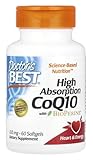 Doctor's Best - High Absorption CoQ10 mit BioPerine | Herzgesundheit und Energiesteigerung,...