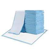 25×Krankenunterlagen (60x90cm), Saugfähige Einweg-Inkontinenzeinlagen mit Fixierstreifen, 5-Lagige...