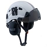 Arborist Forsthelm, Sicherheitshelm, Schutzhelm mit Visier und Ohrenschützern für Baumpflege,...