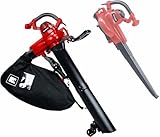 Einhell Elektro-Laubsauger GC-EL 3000 E, Räder, Leicht, Beutel (3.000 W, Saug-/Blasfunktion,...