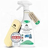 Emma Grün® Polsterreiniger für Sofa, Couch & Autositze 500ml [inkl. Polsterbürste] - Nachhaltig...