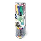 STAEDTLER triplus 334 PR12 Fineliner, dreikant, 0, 3 mm, 12 Stück in transparenter Dose