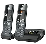Gigaset Comfort 520A Duo - 2 Schnurlose DECT-Telefone mit Anrufbeantworter - Beste Audioqualität...