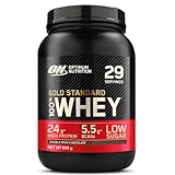 Optimum Nutrition ON Gold Standard Whey Protein Pulver, Eiweißpulver zum Muskelaufbau, natürlich...