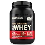 Optimum Nutrition Gold Standard 100% Molkenproteinpulver für Muskelaufbau und -regeneration mit...