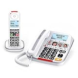 SWISSVOICE - Xtra 3355 Combo - DECT - Schnurgebundenes Festnetztelefon + Schnurloses Mobilteil -...