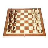 GUOQING 34cm X 34 cm Internationale Schach Set Brettspiel Faltbare Magnetische Faltbrett Verpackung...