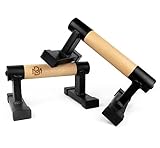 Müller & Blum Parallettes Holz, rutschfeste Liegestützgriffe, Premium Calisthenics Equipment für...