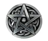 Alaani Gothic Pentagram Stern Keltischer Knoten Gürtelschnalle Buckle