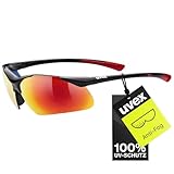 uvex sportstyle 223 - Sportbrille für Damen und Herren - 100% UVA-, B, C Schutz - druckfreier Sitz...