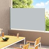Dieser Artikel: Ausziehbare Seitenmarkise für Terrasse, 200 x 300 cm, grau-schön