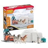 SCHLEICH 42624 Antarktis Expedition Nat Geo, für Kinder ab 3+ Jahren, WILD Life - Spielset