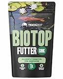 Teichzeit Biotop Futter Sink | Fischfutter für Teichfische | sinkendes Teichfutter | Futter für...