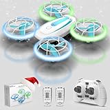 Wipkviey T18 Mini Drohne für Kinder, RC Quadcopter mit Höhenhaltung, Headless-Modus, LED-Lichtern...