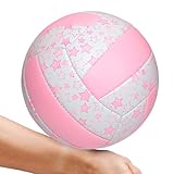 Volleyball Für Draußen | Outdoor Volleyball Aus PVC Größe 5 | Tragbares Sportzubehör, Leichter...
