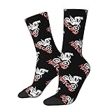 KWQDOZF Motocross-Socken, lustige Crew-Socken, Geschenk für Männer, Frauen, Teenager