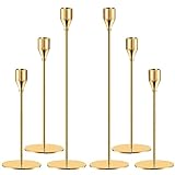 kerzenständer Gold, kerzenhalter Gold, kerzenständer stabkerzen 6 Pack Candle Holder kerzenhalter...