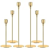 kerzenständer Gold, kerzenhalter Gold, kerzenständer stabkerzen 6 Pack Candle Holder kerzenhalter...