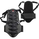 Gepolsterter Rückenprotektor: Sportschutzgerät und flexibel für Motorrad, Fahrrad, Skifahren,...