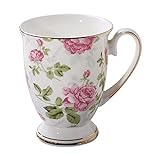 Europäischer Stil Keramik Kaffeetasse Porzellan Tasse Traditionelle Blume Schöne...