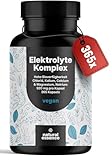 Elektrolyte Komplex - 365 Kapseln - mit Chlorid, Kalium, Calcium & Magnesium, Natrium - 920mg pro...