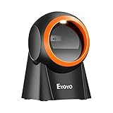 Eyoyo 1D 2D QR Desktop Barcode Scanner with Large Scan Window, Hands-Free Barcode Reader with QR...