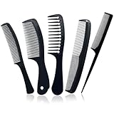 AHLPO Haarkamm Kamm Set - 5PCS Professioneller Friseur Präzisionskamm, Barbier Haarstyling Salon...