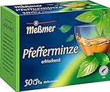 Meßmer Pfefferminze I 50 Teebeutel I Vegan I Glutenfrei I Laktosefrei