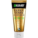 5kind Extra Starke Hanfcreme 100ml - Hochkonzentriertes Hanföl und Arnika-Creme - zur Massage von...