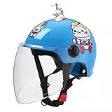 Personalisierter Motorrad-Halbhelm Für Jungen Und Mädchen, Leicht, Bequem, Retro-Halbhelme Für...