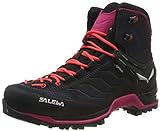Salewa WS Mountain Trainer Mid Gore-TEX Damen Trekking- & Wanderstiefel, Grau (Asphalt/Sangria), 40...