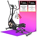 Christopeit Crosstrainer für Zuhause Fit Wheel Pro – Magnetbremse 12 kg, 32 Widerstandsstufen,...