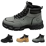 Herren-Schneestiefel, Outdoor-Arbeitsstiefel, luftgepolsterte Sicherheitsschuhe, leicht, bequem,...