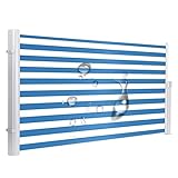 Seitenmarkise Versenkbar, Outdoor Sichtschutz Wasserdicht UV-beständig für Garten, Innenhof,...