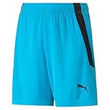 PUMA Unisex Baby Teamliga Shorts Jr, Blau, 128