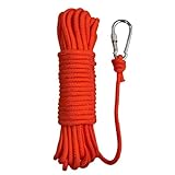 BeGrit 4mm Bootsseil 10m Polypropylen Seil Boot Fenderleine Orange Ankerleine Kajak Festmacher...