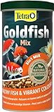 Tetra Pond Goldfish 3in1 Mix - Fischfutter-Mischung aus Flocken, Sticks und Gammarus für alle...