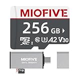 Miofive 256GB Speicherkarte - Ultimative Micro SD-Karte mit USB 3.0 Type-C Kartenleser, 170 MB/s,...