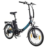 smartEC Camp-20D E-Bike Klapprad 250W Hinterradmotor Li-Ion-Akku 36V/15,6Ah 20 Zoll E-Klapprad...