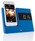 KitSound XDOCK2 Radio Uhr Dockingstation/Ladegerät mit Lightning Anschluss für iPhone 5/5S/5C/SE,...
