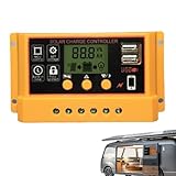 Laderegler für Solarmodule, Solarpanel-Controller, LED-Display-Steuerung, USB, 30 A, 30 A |...