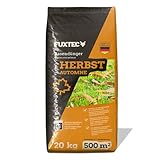 FUXTEC Herbstrasendünger FX-RDH20, Kaliumdünger für ca. 1000 m² - 20kg - Rasendünger mit Kalium...