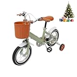 HUOMMGS 12 Zoll Kinderfahrrad Upgraded Kinder Fahrrad für ab 2-4 Jahre Höhenverstellbar...